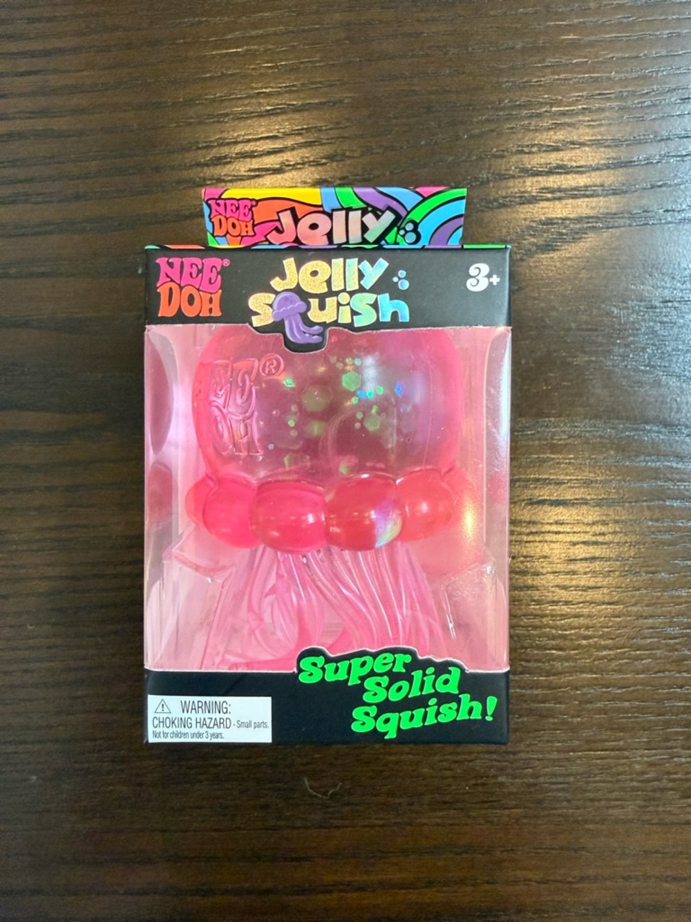 Authentic NIB Schylling NeeDoh Jelly Squish - Pink